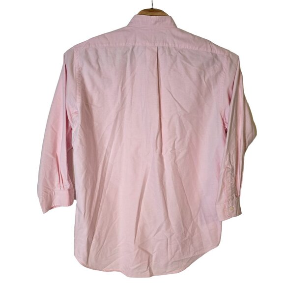 Ralph Lauren Button Down Shirt Size 16.5 Men's Pink Long Sleeve Logo - Picture 3 of 5